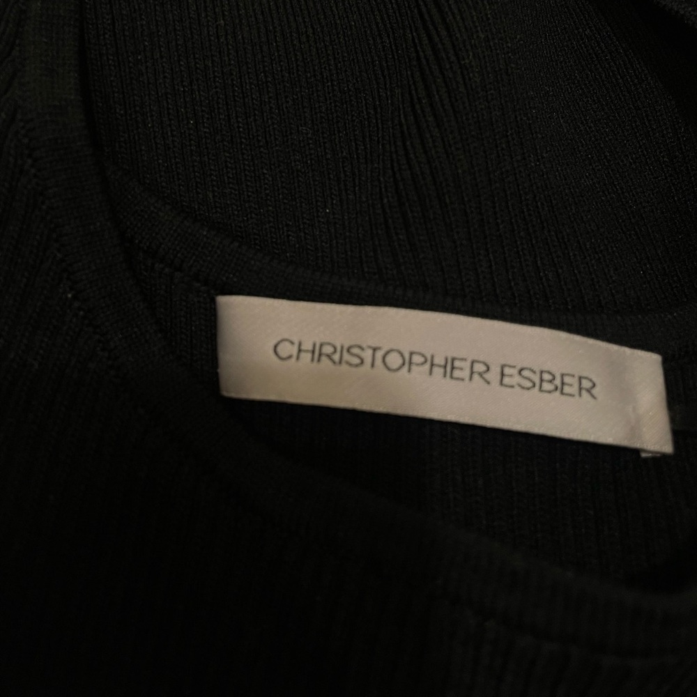 Christopher Esber Deconstruct Ribbed Tank Dress - image 5